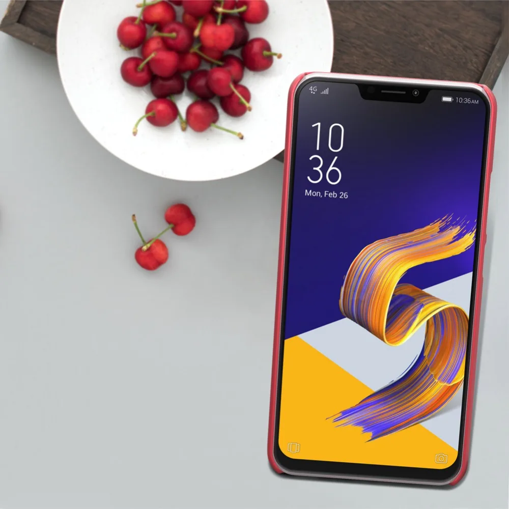 6,2 дюймов Zenfone 5Z(ZS620KL) чехол, Матовый Жесткий чехол NILLKIN для ASUS Zenfone 5 ZE620KL, чехол для телефона, чехол s