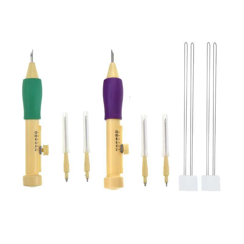 

Magic Embroidery Pen Punch Needle Set Interchangeable Embroidery Needles Set Household Craft DIY Hand Sewing Tool For Embroidery