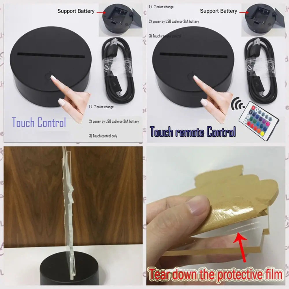 Микки и Минни Маус мыши Мышь шар светодиодный 3d-ночник USB, Рождественский подарок настольная декоративная лампа, настольный ночник для маленьких детей Детские игрушки Подарки