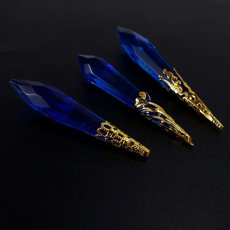 10 шт. искусственная резная смола подвеска-Маятник из хрусталя шапочка для