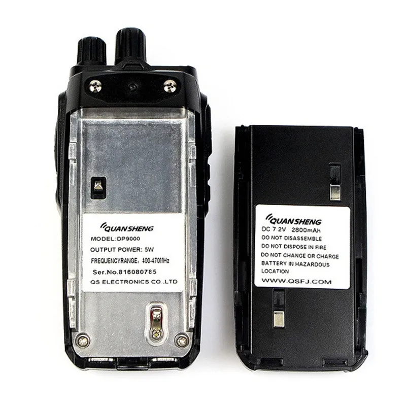 DHL Бесплатная доставка 2 шт. Quansheng DP9000 DPMR цифровая рация UHF 400 470 МГц 16 каналов 5 Вт VOX