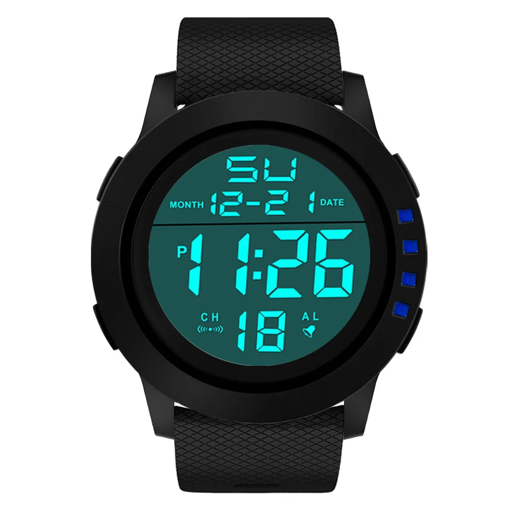 2019 Роскошные спортивные часы мужские цифровые наручные Военный Спорт