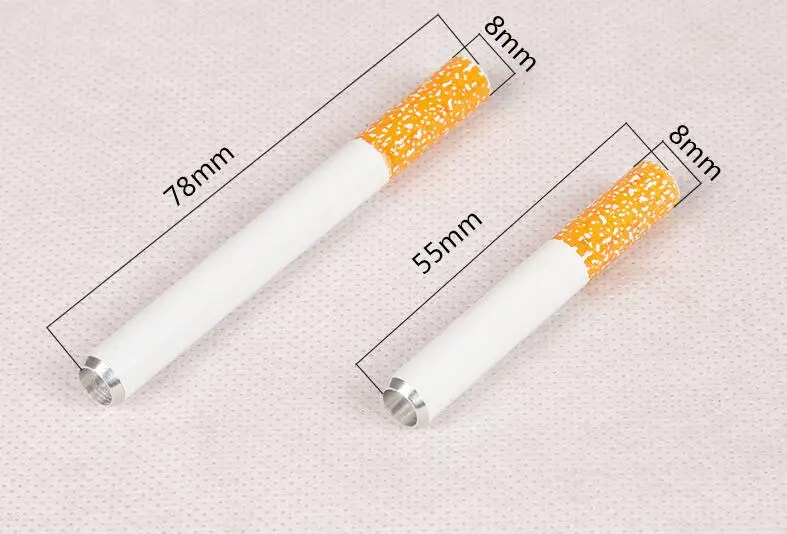 2 шт. форма сигаретной дымовой трубки в качестве мельницы аксессуар для табака