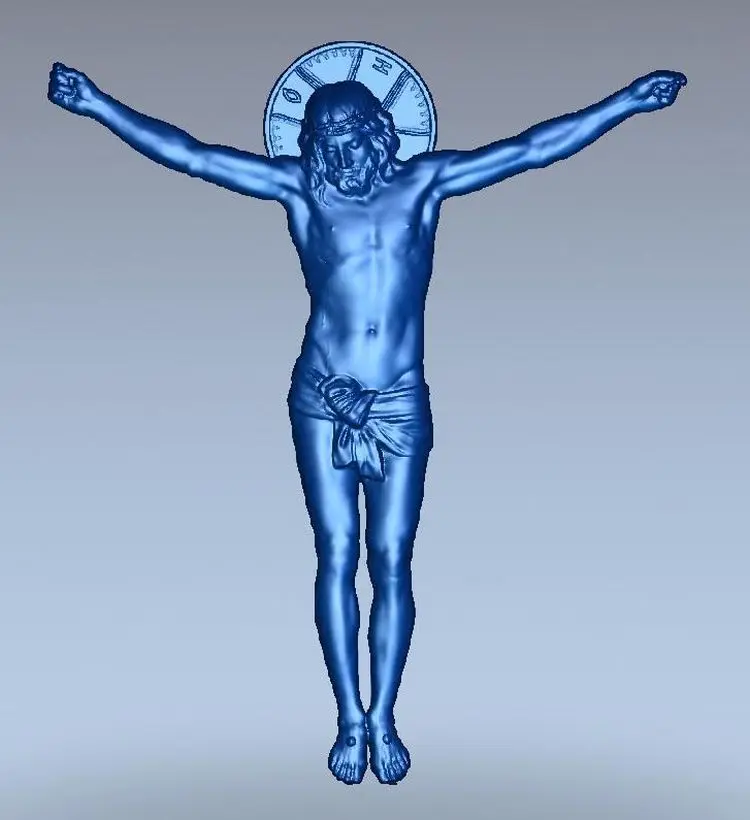 3d модель рельef для ЧПУ в формате STL Jesus_10|3d model relief|3d relief modelfor cnc |
