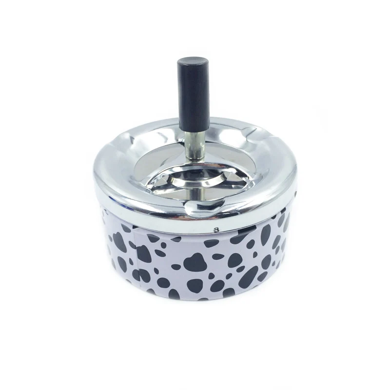 Заводская цена металлическая пепельница вращающаяся для сигарет дома офиса бара