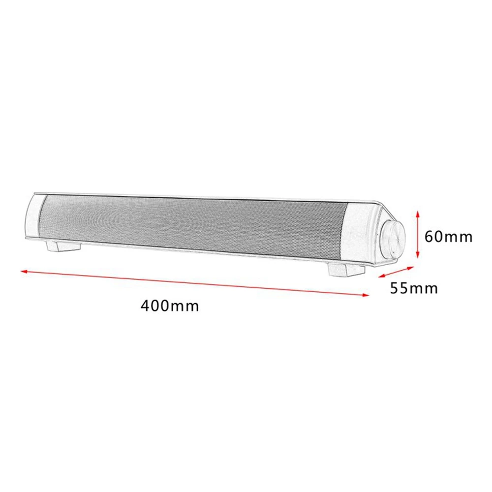 

GHH Wireless Bluetooth TV Home Theater Speaker Soundbar Subwoofer Multimedia YKS4644
