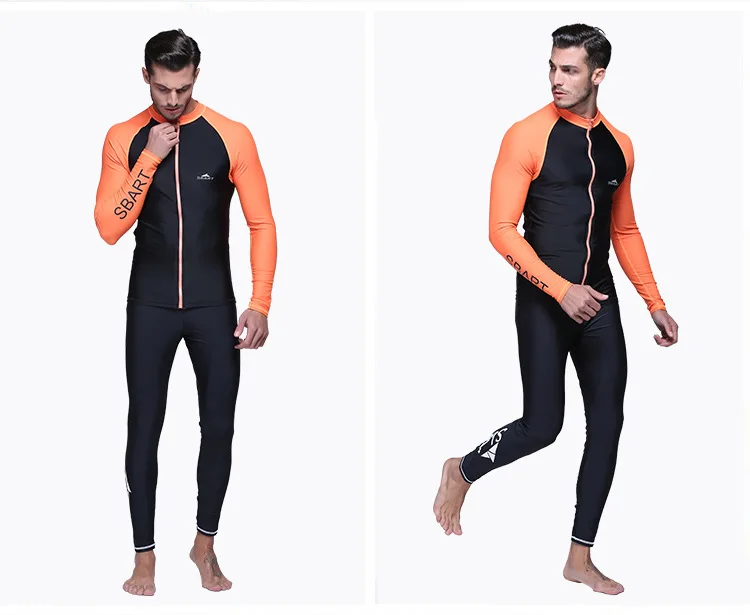 Мужской костюм для дайвинга SBART Раздельный гидрокостюм с длинными рукавами на