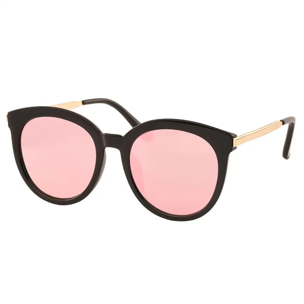 Black Frame Pink RunBird New Негабаритных Cat Eye Солнцезащитные Очки Женщины Мода Лето Стиль Большой Размер Кадра Зеркало Солнцезащитные Очки Женский Óculos UV400 741 - Цвет линз: Black Frame Pink