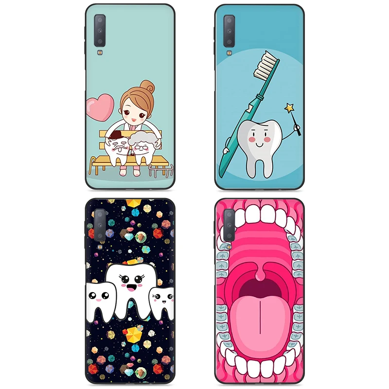 Мягкий чехол для телефона Samsung Galaxy A5 A6 A7 A8 A9 A10S A20S A30S A40S A50S A60 A70 J6 | Мобильные