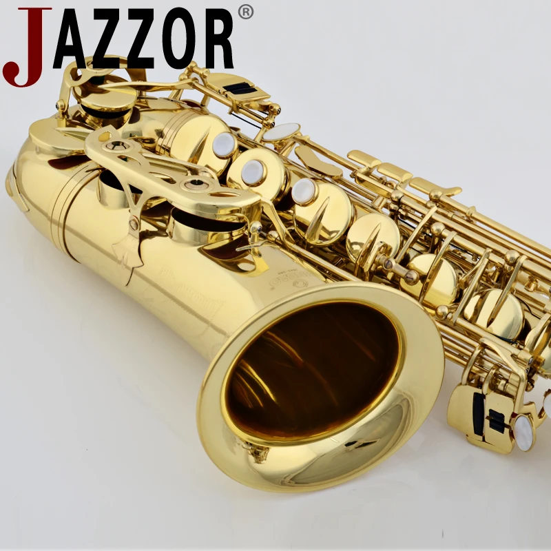 JAZZOR профессиональный саксофон-альт JBAS-200 E плоские латунные ветровые инструменты
