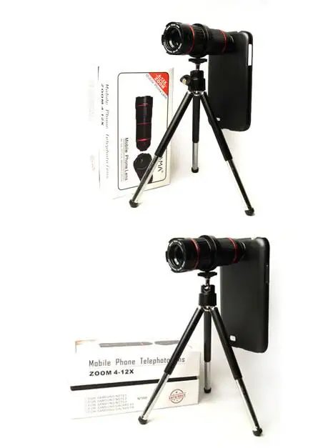 Профессиональный DSLR 4-12X зум-телескоп фото ручной фокусировки регулируемый