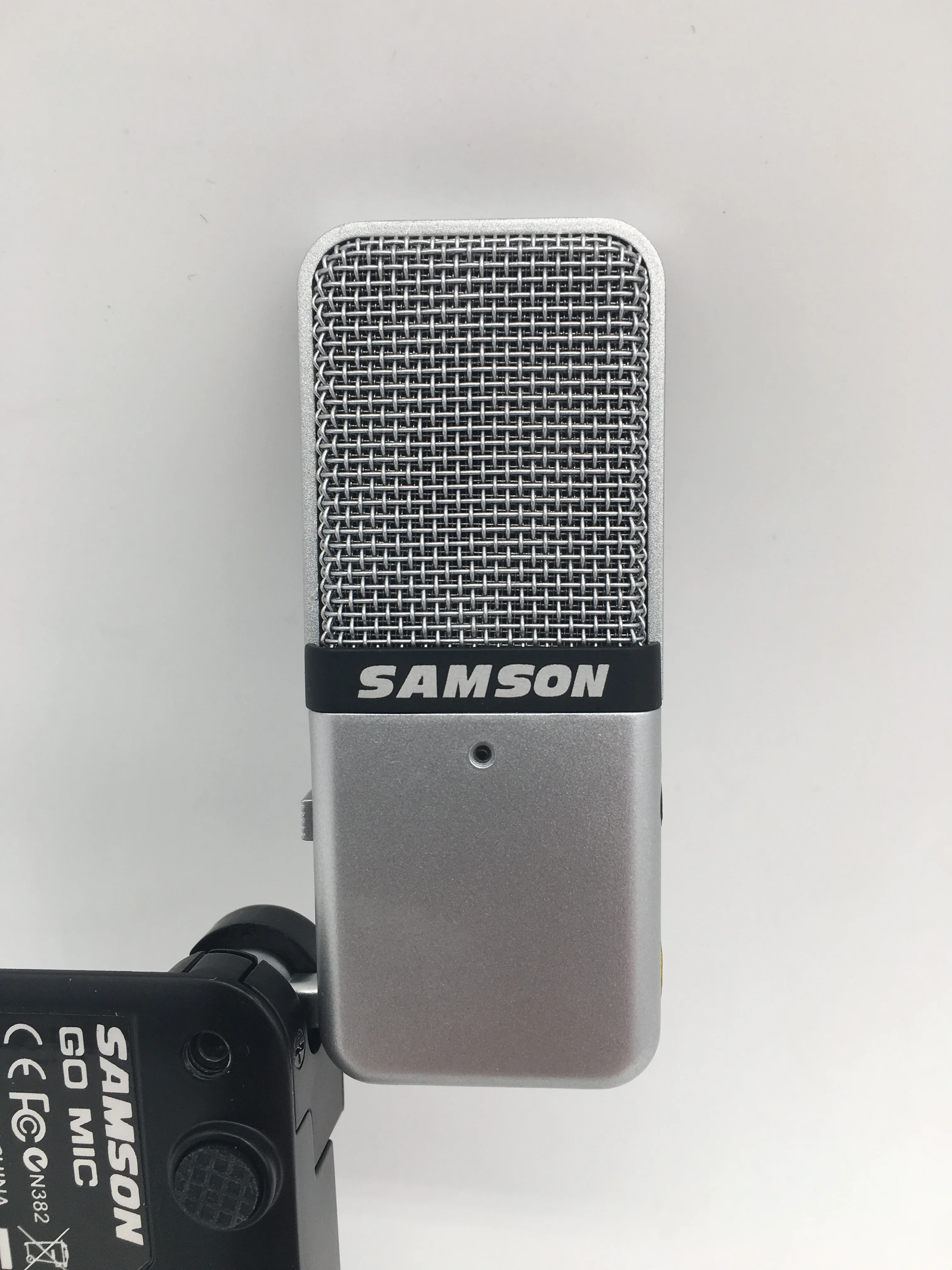 Микрофон SAMSON GO портативный конденсаторный мини-микрофон с клипсой и USB для