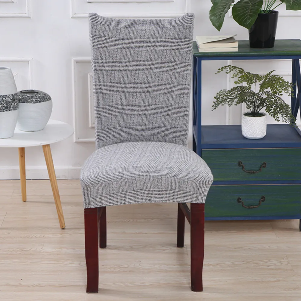 Спандекс печать чехлы для стульев съемные моющиеся эластичные кухонные