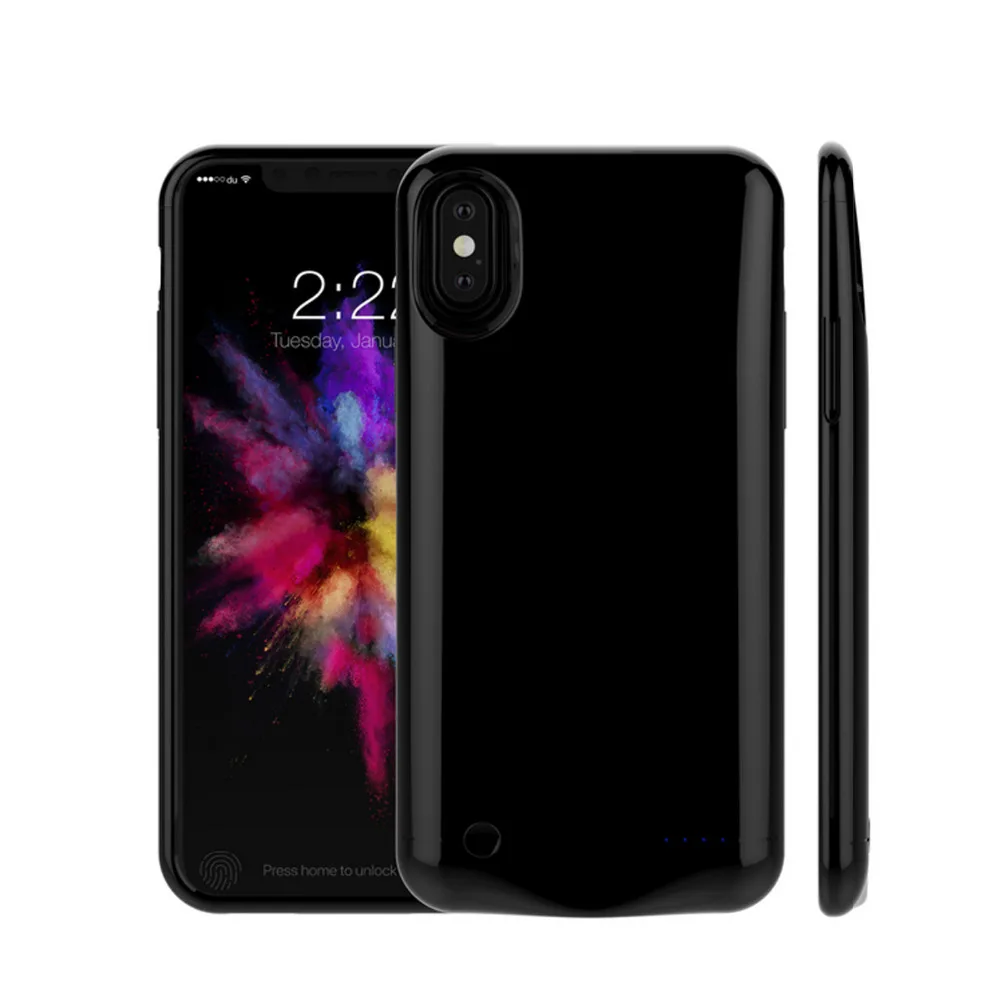JRGK 2 в 1 чехол для внешнего аккумулятора зарядный Iphone X 5200 мАч аккумулятор