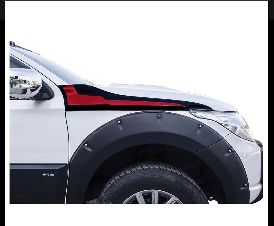 Боковая крышка капота для Mitsubishi l200 Triton- боковое отверстие украшения аксессуары для Mitsubishi L200 Ycsunz
