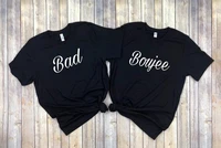 skuggnas new arrival bad and boujee bestie t shirt best friends matching shirts bff besties for girls bff couples t shirt