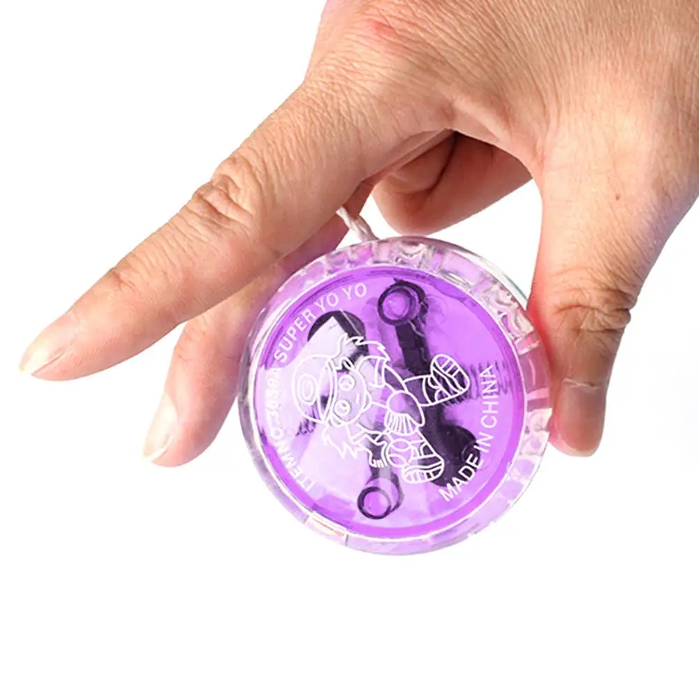 В продаже высокая скорость YoYo мяч светящийся светодиодный мигающий Yo-Yo клатч механизм детские игрушки Вечерние развлечения