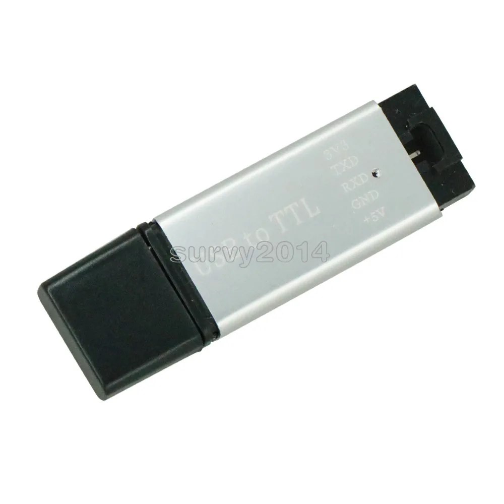 Алюминиевый корпус CP2102 USB 2 0 к TTL UART модуль 6Pin последовательный преобразователь STC