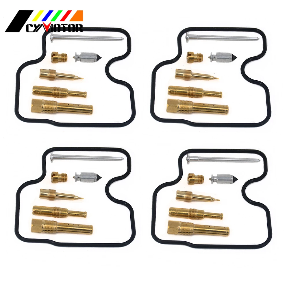 Запчасти для мотоцикла 4 комплекта набор Ремонта Карбюратора HONDA CBR250 CBR400 CBR 250 400 NC19