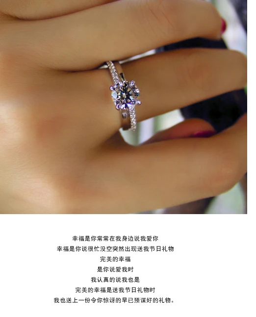 Популярные ювелирные изделия из настоящего белого золота 14 к 1 карат с