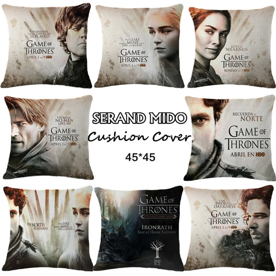 Скандинавская Европа Игра престолов кино офисное кресло наволочка домашний
