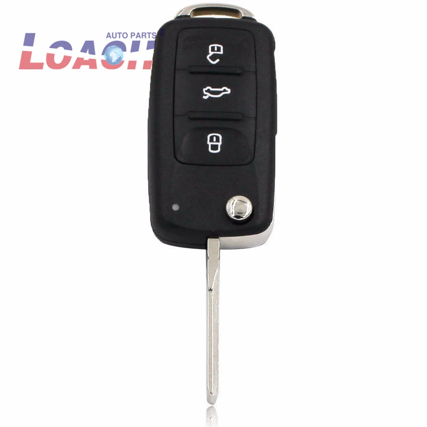 Для Фольксваген 5K0837202AD Beetle/Caddy/Eos/Golf/Je/tta/Polo/Scirocco/T Удаленный Флип-ключ 434 МГц 5K0 837 202 AD чип