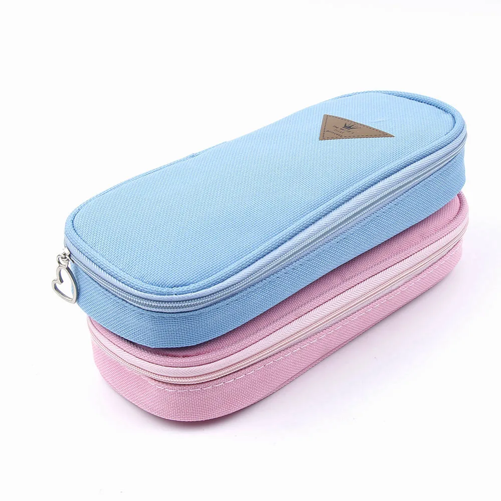 Корейский стиль Карамельный цвет матерчатый Карандаш Чехол многофункциональные