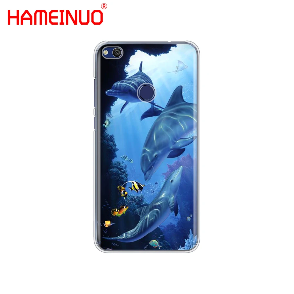 Hameinuo Ocean Дельфин танец и прыжки крышка телефона чехол для Huawei Ascend P7 P8 P9 P10 P20 Lite Plus Pro g9 G8 G7 - Цвет: 40106
