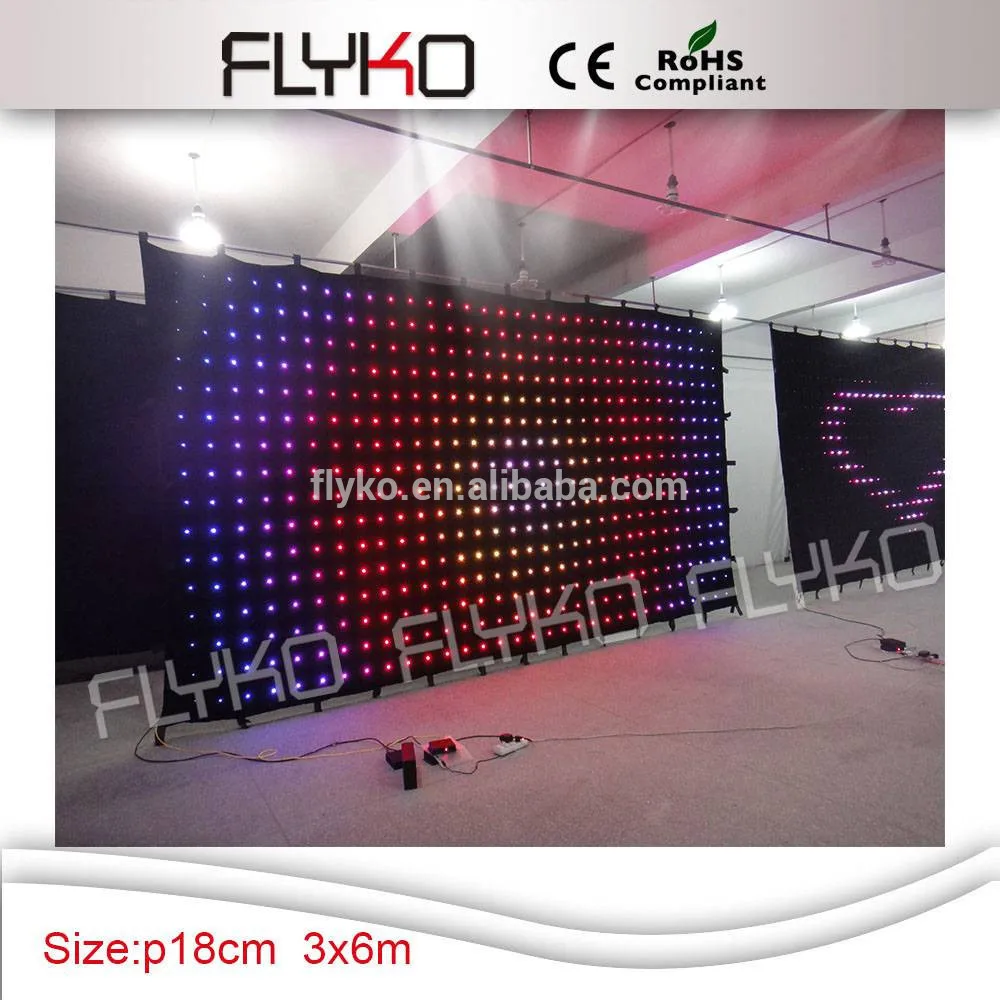 Free Shipping dj equipment china live video led curtain screen xxx photos | Stage Lighting Effect