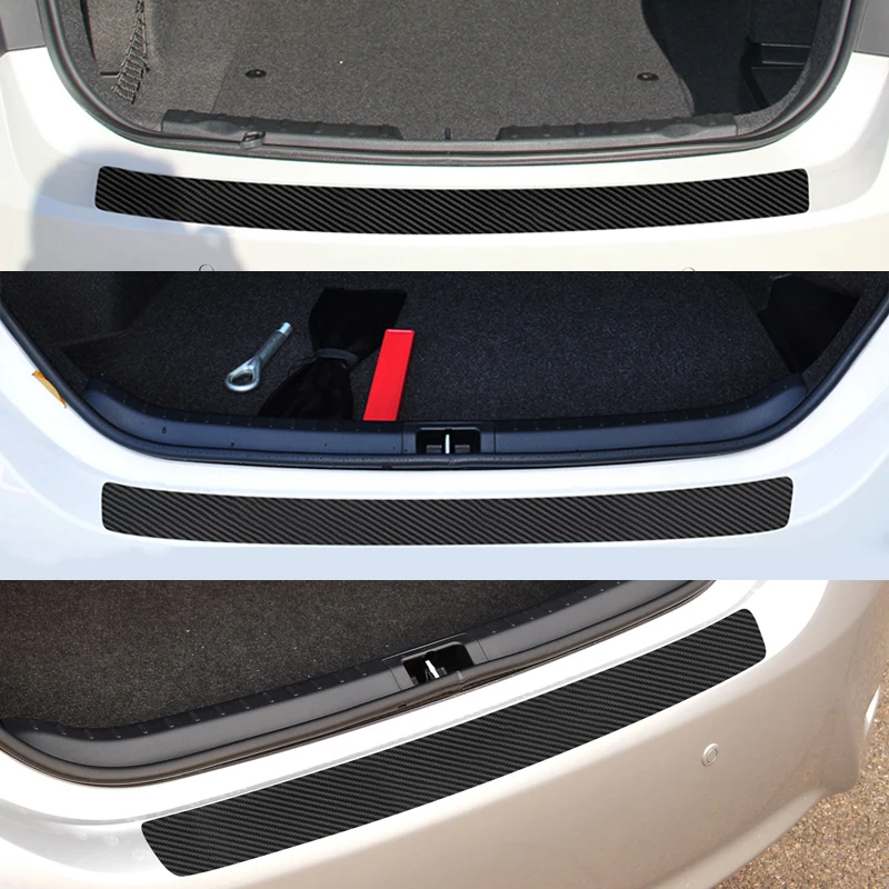 Лента из углеродного волокна для багажника наклейки защиты от царапин Fiat 500 Punto