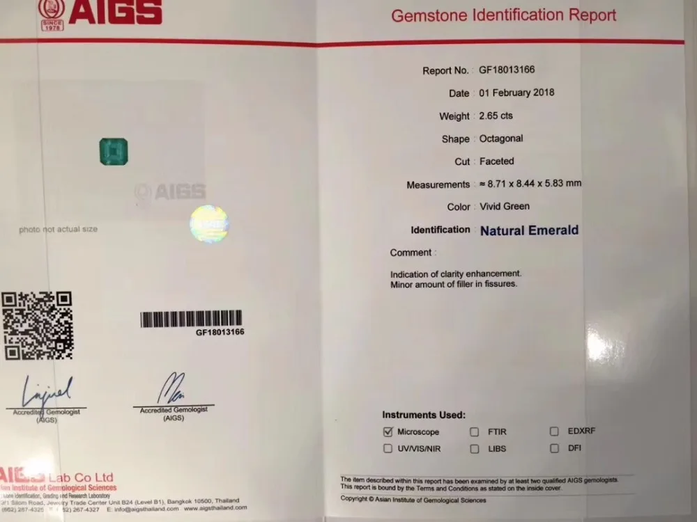 Женские кольца G18 k из золота 18 К белого с натуральным изумрудом 2.65ct|Кольца| |
