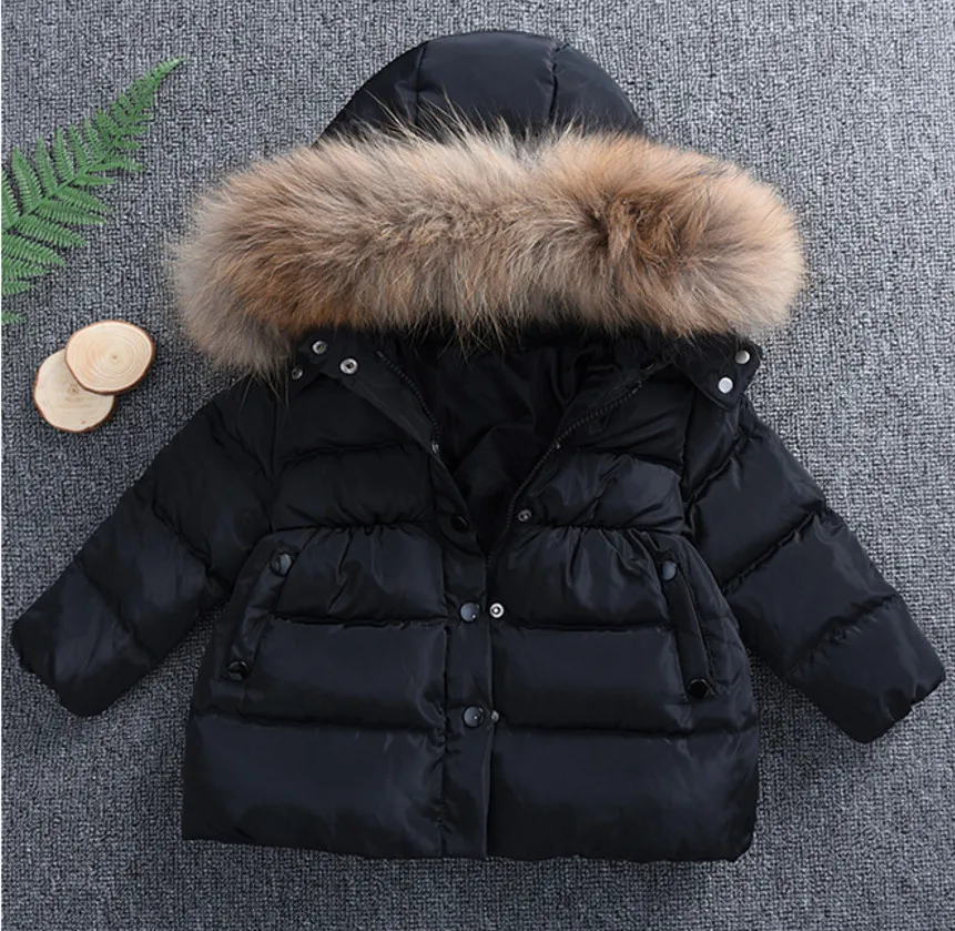 Boys Winter Coats Baby Girls Jacket Kids Warm Outerwear Children Coat 2018 Fashion Clothing Thick Hooded jackets | Детская одежда и