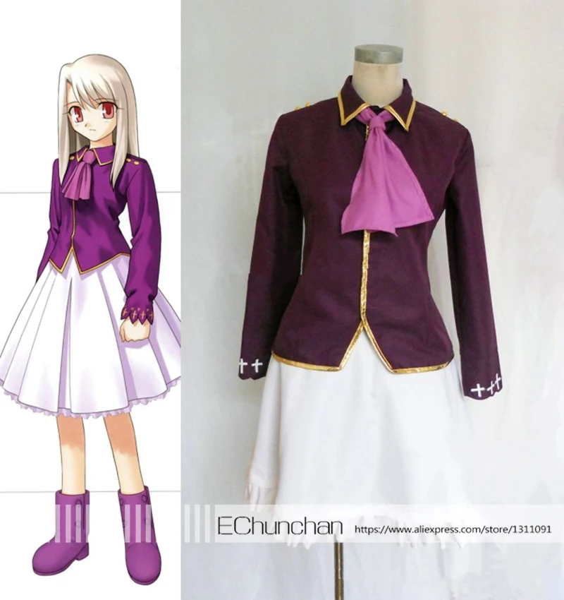 Новинка! Костюм для косплея illyasвиль фон Айнцберн из Fate/stay Night |