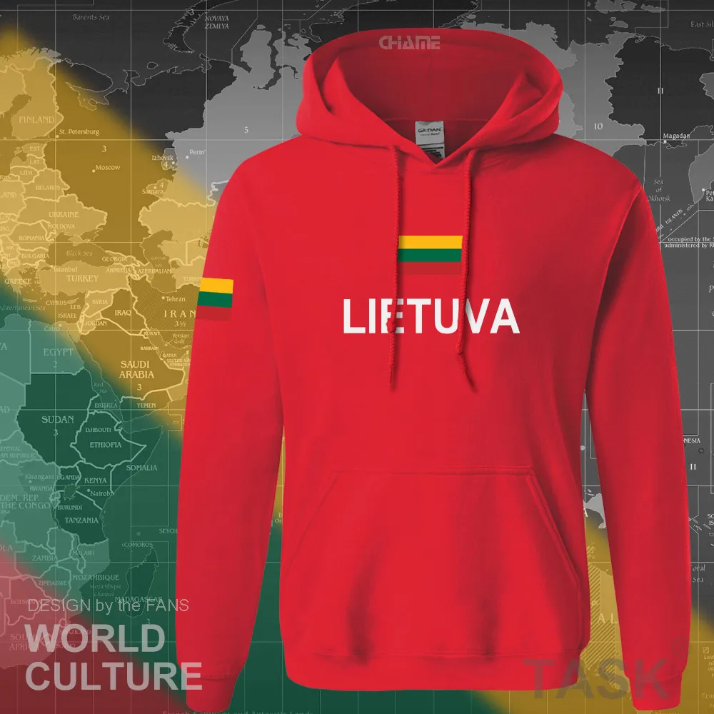 Литовские толстовки с капюшоном для мужчин Свитшот Новинка 2017 года уличная