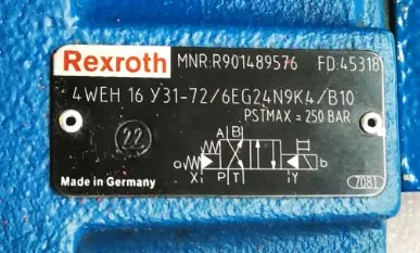 Гидравлический клапан REXROTH 4WEH16Y31 72/6EG24N9K4/B10 направляющие золотниковые клапаны с
