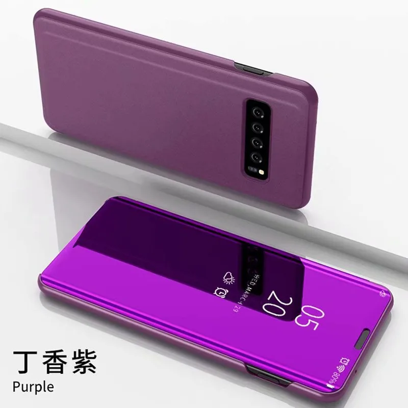 Роскошный прозрачный зеркальный чехол для iphone XR XS MAX X 8 7 6 6s Plus чехлы с откидной