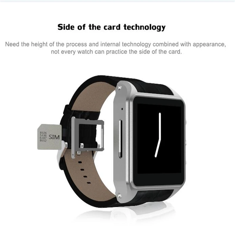 X01 плюс android 5.1 os smart watch 1.54 дюймовый 320*320 smartwatch телефон поддержки 3 Г wi fi GPS SIM WCDMA 1.3