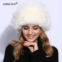 2019 new bomber hats women winter cap fur hat lady warm fashion red hat faux fur bomber womens accessories faux leather hats