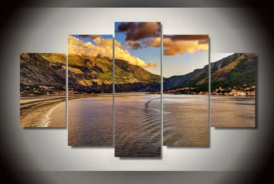 Без рамы 5 шт. холст настенная живопись Модульная картина для гостиной Куадрос