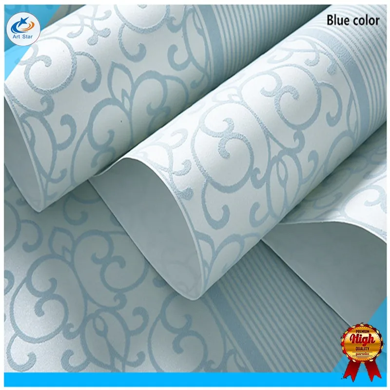 

Wedding house room wallpaper pink color wallpaper European strip pattern bedroom Wallpaper wall paper roll