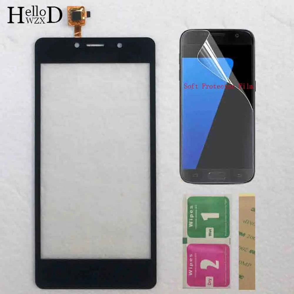 Black 5 ''мобильный сенсорный экран для Leagoo power 2 Сенсорный экран дигитайзер стекло Ремонт защитная пленка - Цвет: Black