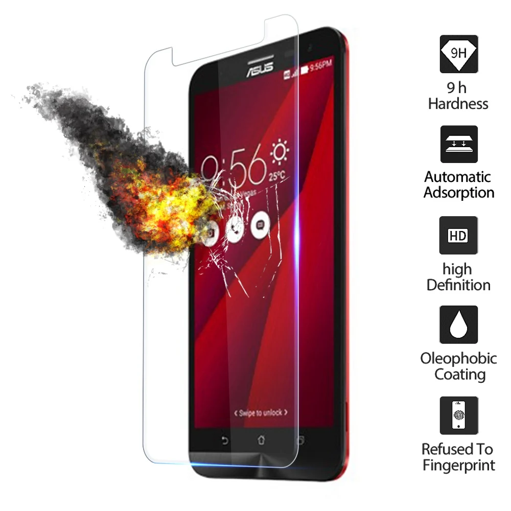 Закаленное Стекло для Asus Zenfone 3 Max ZC520TL Deluxe ZS570KL Экран протектор Go ZB500KL ZC500TG|Защитные