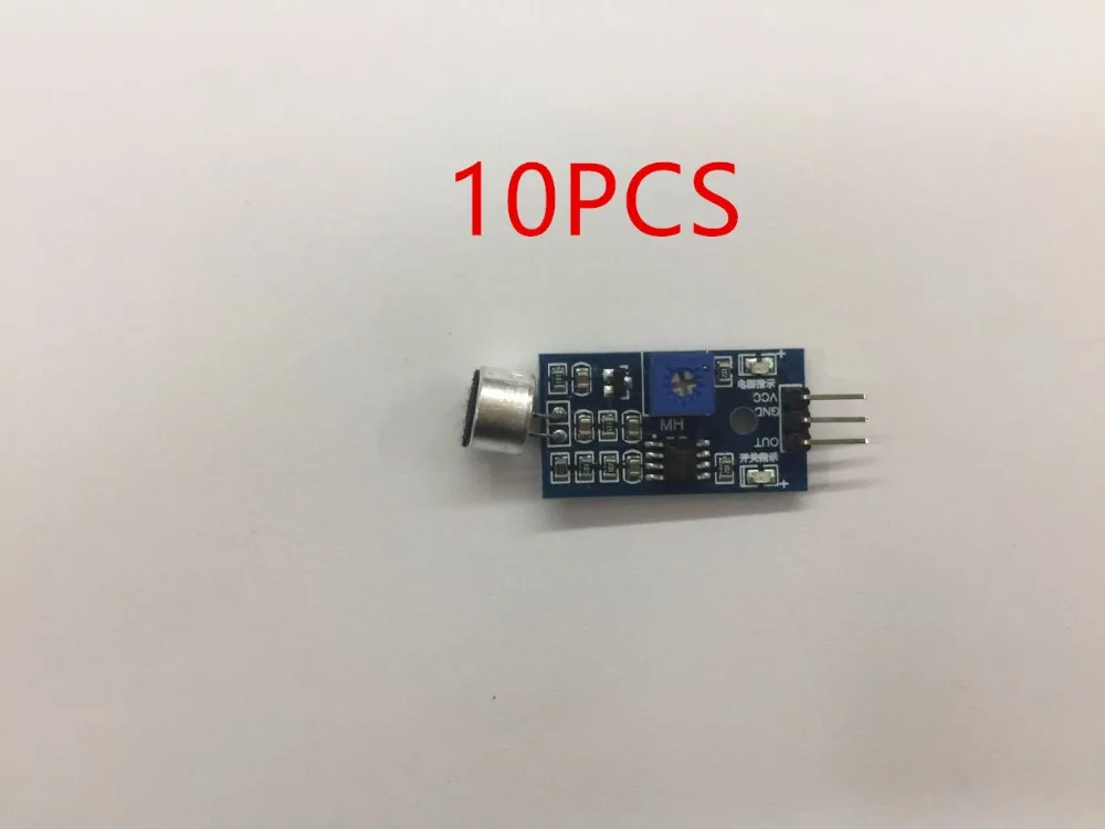 10PCS 3pin Voice Sound Detection Sensor Module Intelligent Smart Vehicle Robot Helicopter Airplane Aeroplane Car for arduino | Электроника