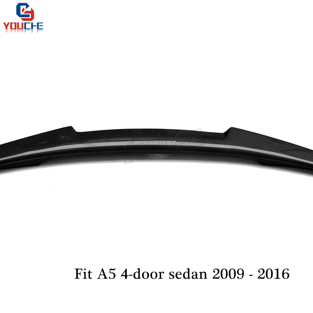 Задний спойлер M4 из углеродного волокна крыло багажника для Audi A5 4-дверного