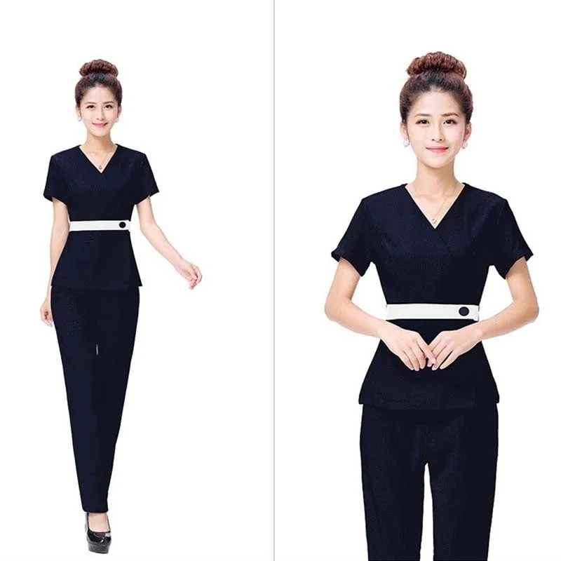 Женский модный скраб-набор униформа для кормления одежда красивого клуба топ с