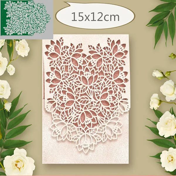 2 Wedding Circle Lace Bow Metal Steel Cutting Dies Stencils for Scrapbooking Card Making New Etched Embossing Die Cuts - Цвет: 2