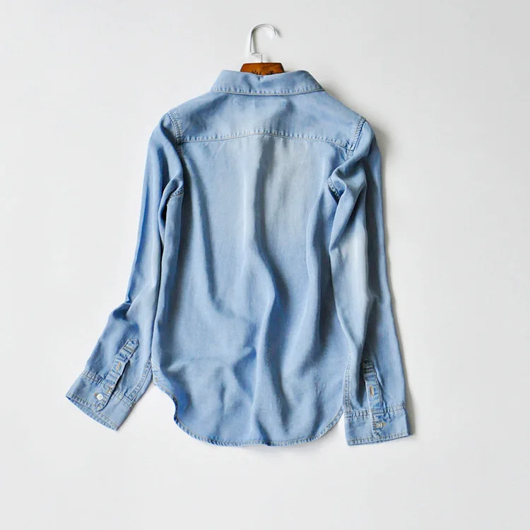 Рубашка женская Классическая с длинным рукавом|Рубашки| |