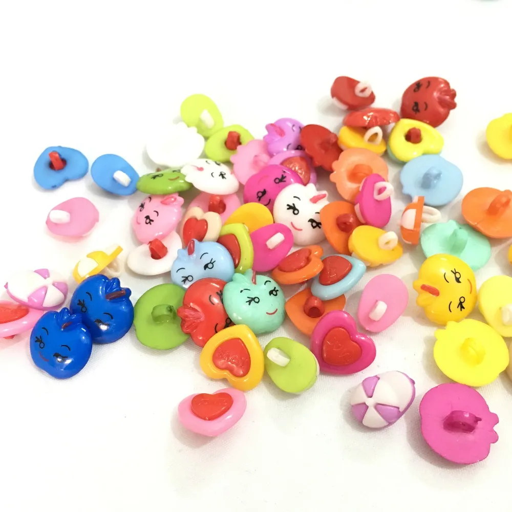 100 шт. детские пластиковые пуговицы с 1 отверстием|children buttons|shaped buttonbuttons buttons |