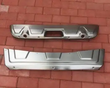 Для Nissan Qashqai Dualis J11 ABS аксессуары для переднего и заднего бампера противоскользящая защитная пластина 2 шт. высокое качество