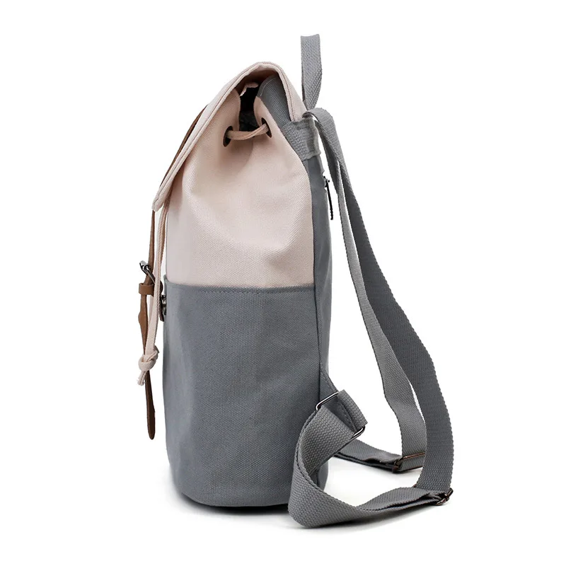 Винтажная Холщовая Сумка через плечо женский рюкзак Mochila Escolar школьные сумки для